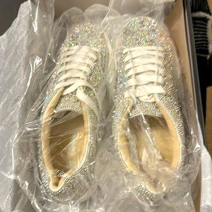 Betsy Johnson Sydney Rhinestone sneakers- new in box 7.5